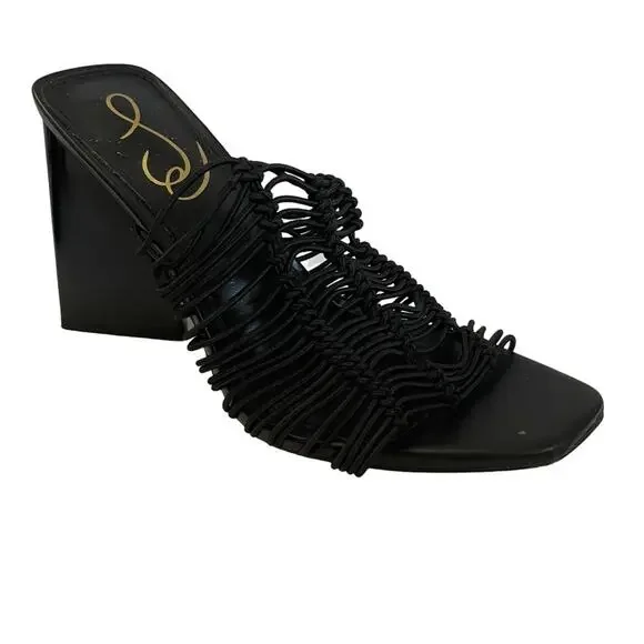 Sam Edelman Black Laurette Block Heel Mules - Picture 3 of 10